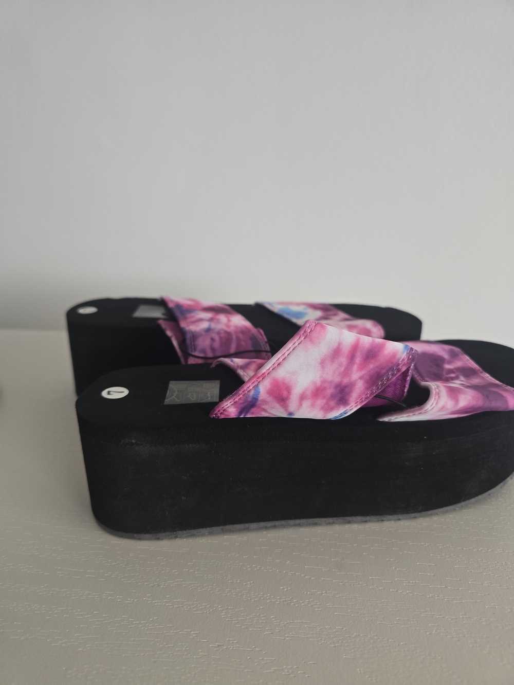 Urban Outfitters Ava Tie-Dye Neoprene Platform Sandals - Picture 4 of 6